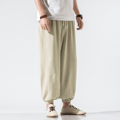 Thin Pants plus Size Casual Pants Harem Pants Wide Leg Pants Men